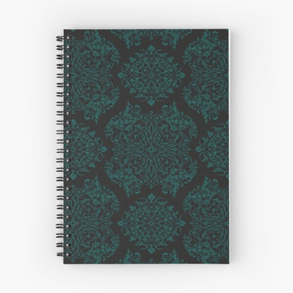 Item preview, Teal Geometric Pattern On Black designed and sold by burbankdesigns.