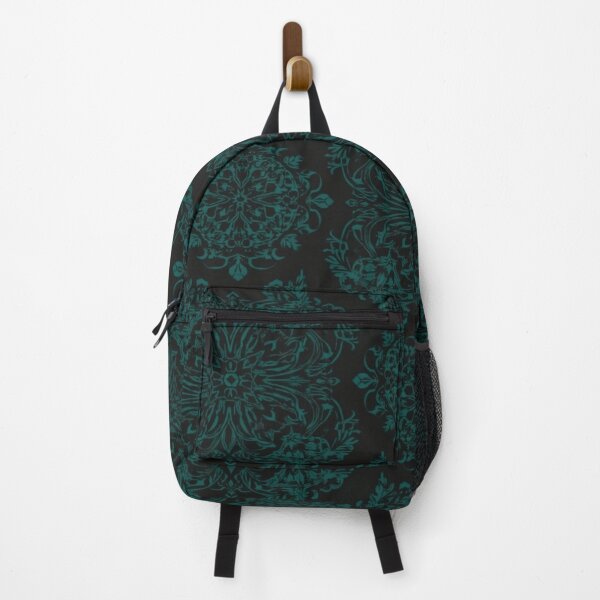 Item preview, Teal Geometric Pattern On Black designed and sold by burbankdesigns.