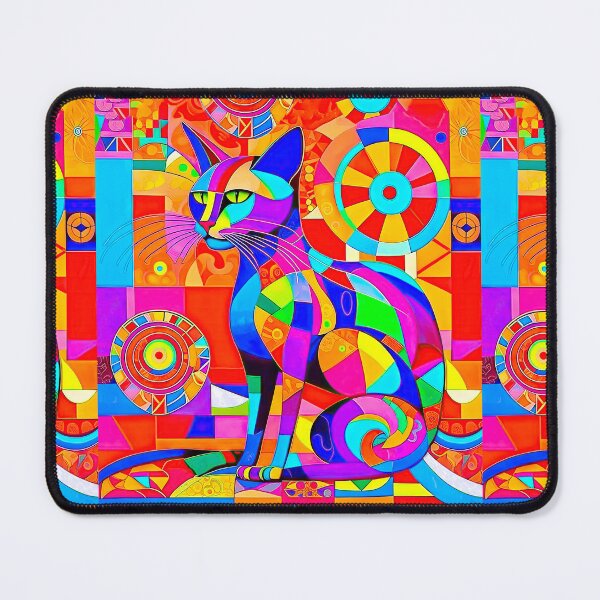 Item preview, Constructivist Kaleidoscope Cat designed and sold by LanaGustavsson.