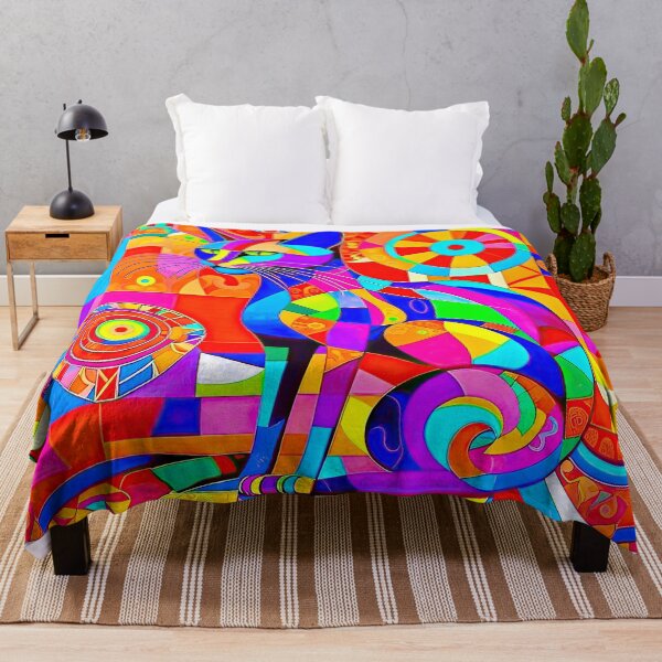 Item preview, Constructivist Kaleidoscope Cat designed and sold by LanaGustavsson.