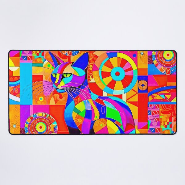 Item preview, Constructivist Kaleidoscope Cat designed and sold by LanaGustavsson.