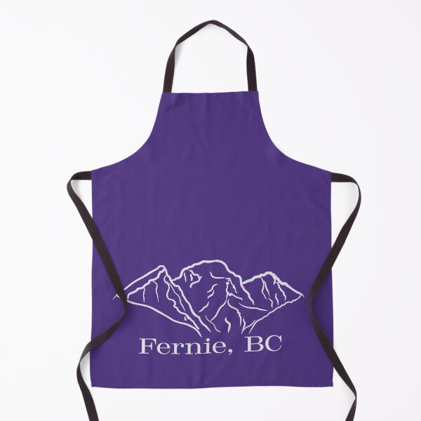 Item preview, Three sisters Fernie BC outline - light on purple designed and sold by Rock An Design.