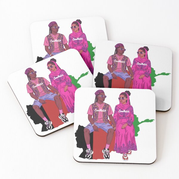 Item preview, LoveMatch Afghan Couple – Modern Romance Meets Tradition designed and sold by LoveMatchShop.