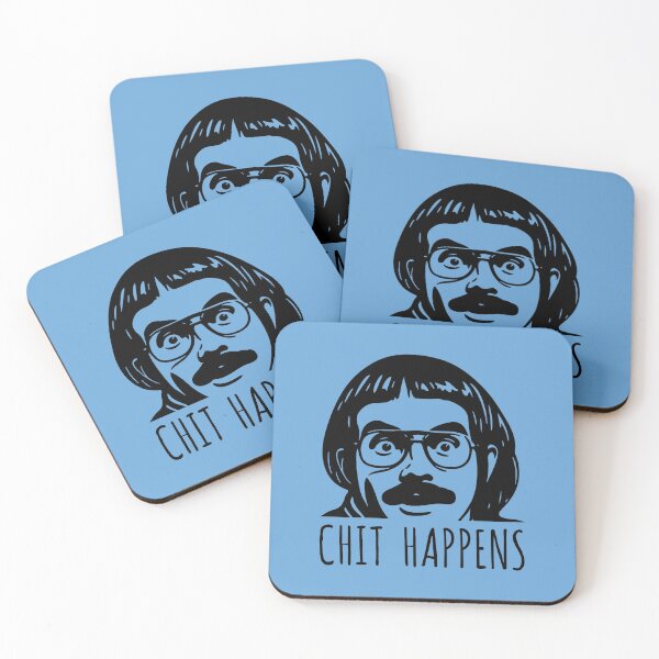 Item preview, Chit Happens Funny Retro Design designed and sold by getpressedshirt.