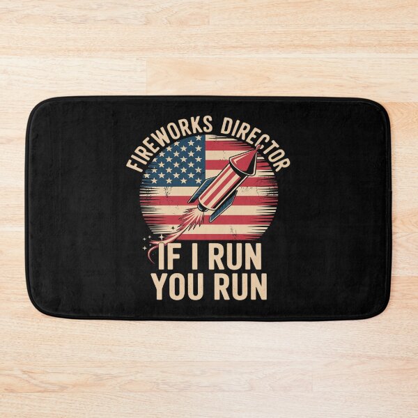 Item preview, Fireworks Director If I Run You Run 4th of July US Flag Love designed and sold by August4Laughs25.
