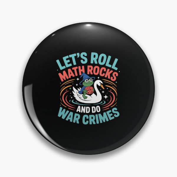 Item preview, Frog Riding Goose Let's Roll Math Rocks and Do War Crimes designed and sold by RayArmstrong.