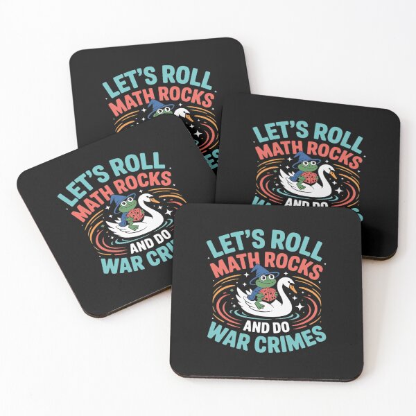 Item preview, Frog Riding Goose Let's Roll Math Rocks and Do War Crimes designed and sold by RayArmstrong.