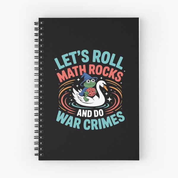 Item preview, Frog Riding Goose Let's Roll Math Rocks and Do War Crimes designed and sold by RayArmstrong.