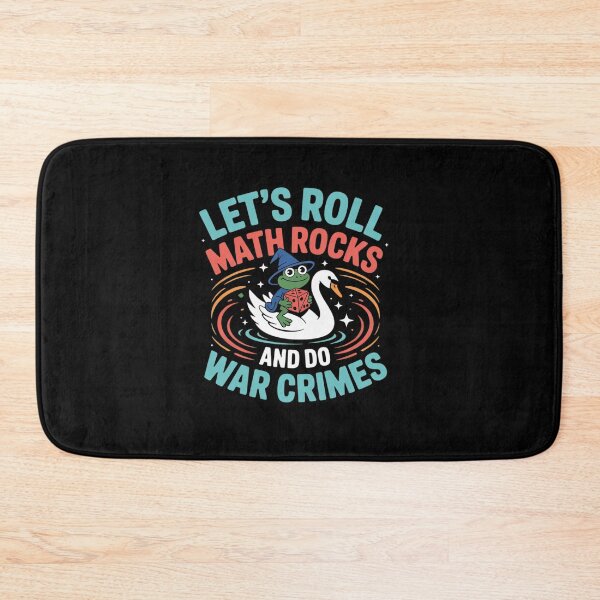 Item preview, Frog Riding Goose Let's Roll Math Rocks and Do War Crimes designed and sold by RayArmstrong.