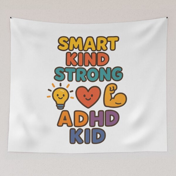 Item preview, Smart Kind Strong – Proud ADHD Kid Design designed and sold by MomParentADHD.