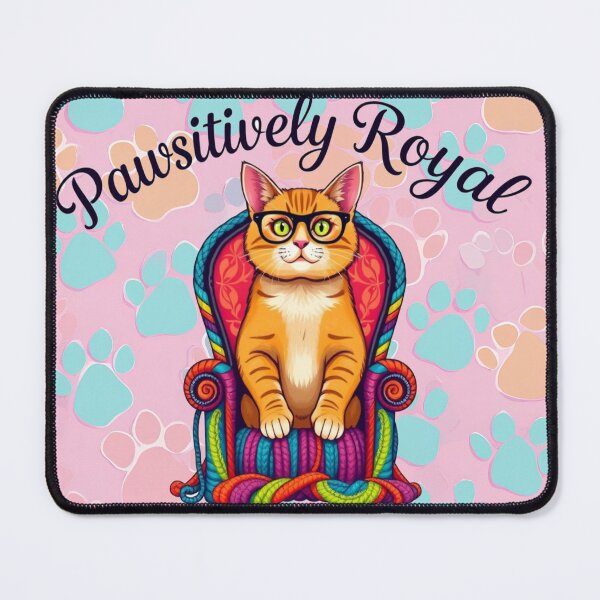 Item preview, "Pawsitively Royal: Throne of Whiskered Wisdom" designed and sold by Mindful56.