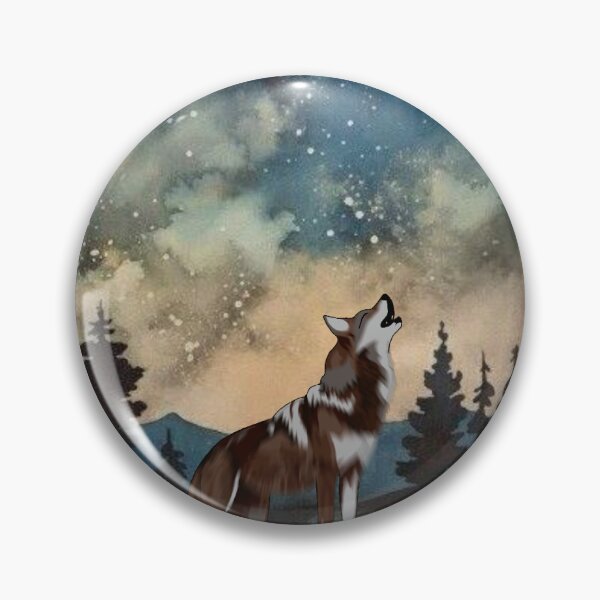 Item preview, The Moon - Red Wolf Tarot Card designed and sold by MadsMarket.