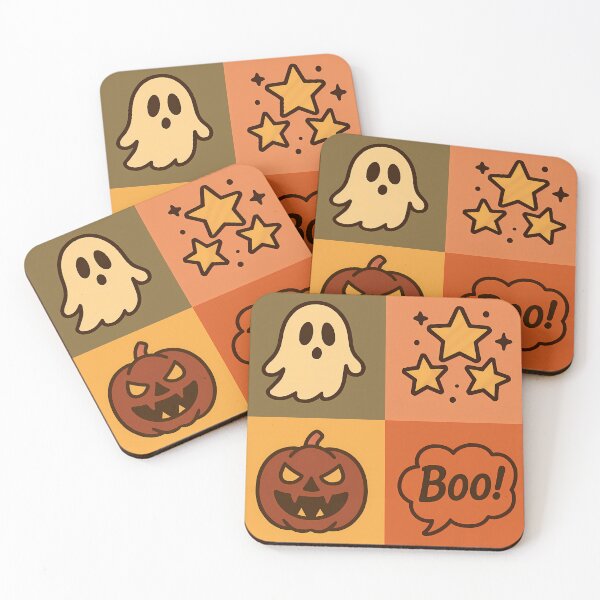 Item preview, Halloween Ghost and Pumpkin Seamless Pattern Design designed and sold by UniqueDesign751.