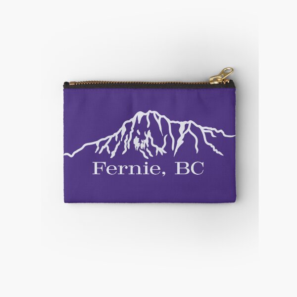 Item preview,  Mount Hosmer Fernie BC outline-light on purple designed and sold by Rock An Design.