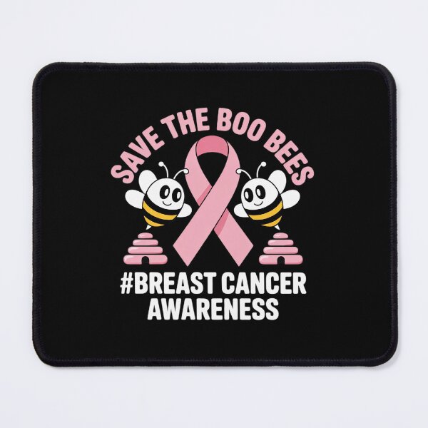 Item preview, Funny Bees Ghost Boo Breast Cancer Awareness Pink Ribbon designed and sold by HaileyRobel.