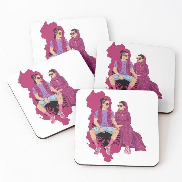 Item preview, LoveMatch Albanian Couple – A Fusion of Culture & Love designed and sold by LoveMatchShop.