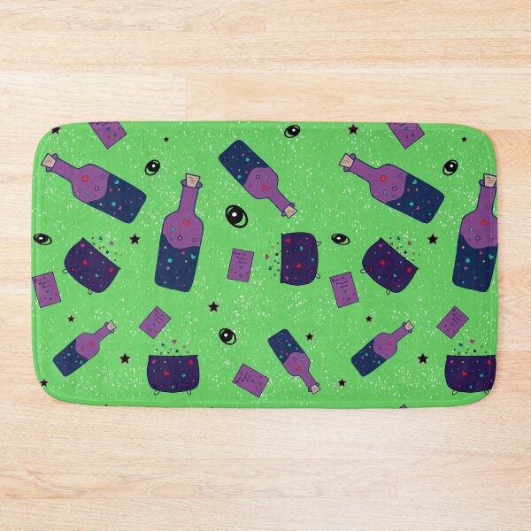 Item preview, Witchcore Potion Pattern - Lime Green designed and sold by inqurie.