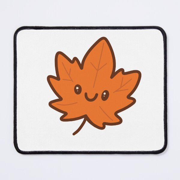 Item preview, autumn leaf kawaii designed and sold by Dorcidesigns.