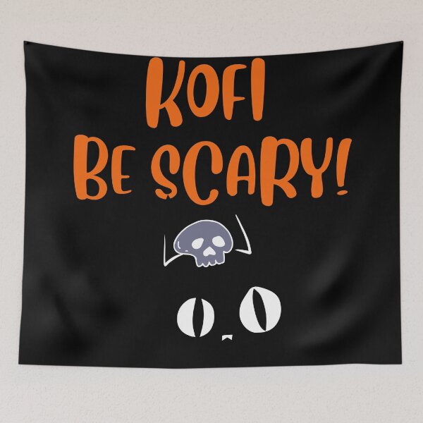 Item preview, ?☕? “Drink Kofi Be Scary” – Spooky Cat Coffee Halloween Tee ?? designed and sold by PupmeowTs.