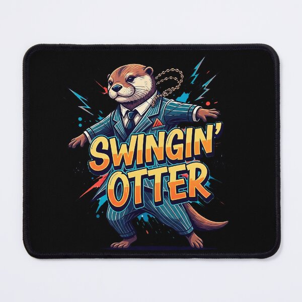 Item preview, Swingin' Otter Funny Dancing Animal in a Suit designed and sold by SholoStudio.