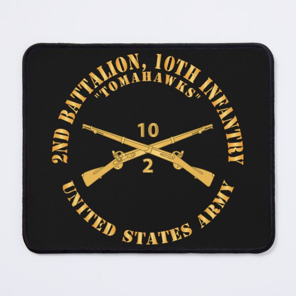 Item preview, Army - 2nd Battalion, 10th Infantry Regiment Branch - Tomahawks - US Army X 300 designed and sold by Military Insignia Products.
