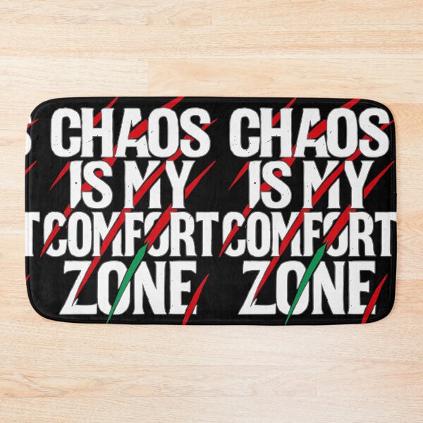 Item preview, Chaos Is My Comfort Zone – Bold Distressed Attitude Design designed and sold by SanPedroArt.