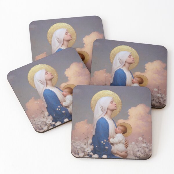 Item preview, Our Lady Among the Flowers designed and sold by SanctifiedSouls.