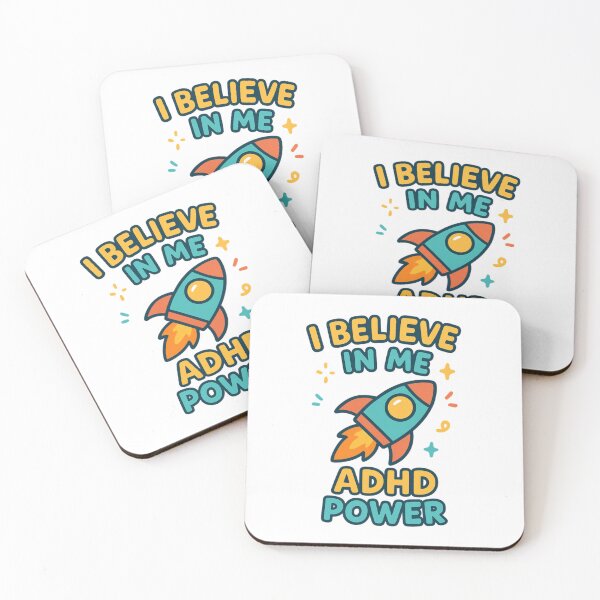Item preview, I Believe In Me – ADHD Power Rocket designed and sold by MomParentADHD.