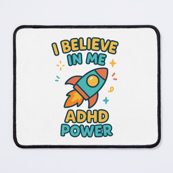 Item preview, I Believe In Me – ADHD Power Rocket designed and sold by MomParentADHD.