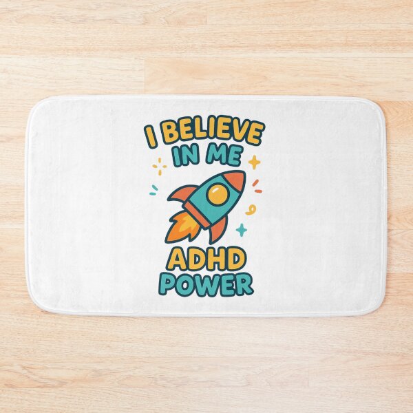 Item preview, I Believe In Me – ADHD Power Rocket designed and sold by MomParentADHD.