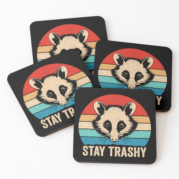 Item preview, Stay Trashy - Funny Possums designed and sold by harshanendian.