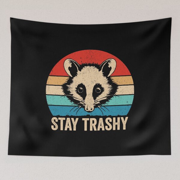 Item preview, Stay Trashy - Funny Possums designed and sold by harshanendian.