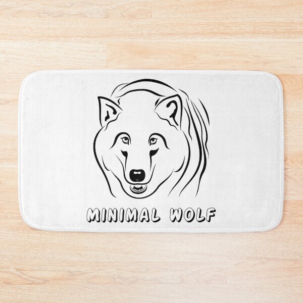Item preview, MINIMAL WOLF designed and sold by XANTHIPPI.