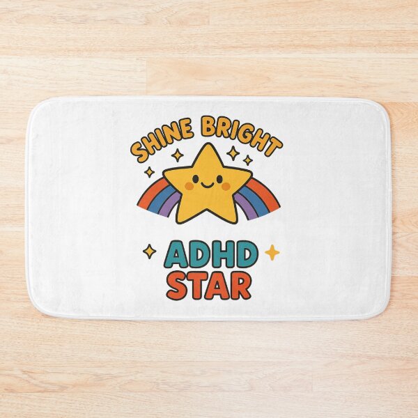 Item preview, Shine Bright ADHD Star – Be Unstoppable designed and sold by MomParentADHD.