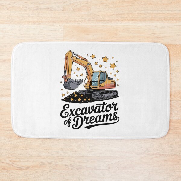 Item preview, Excavator of Dreams Heavy Equipment Operator designed and sold by AmparoBoyle.