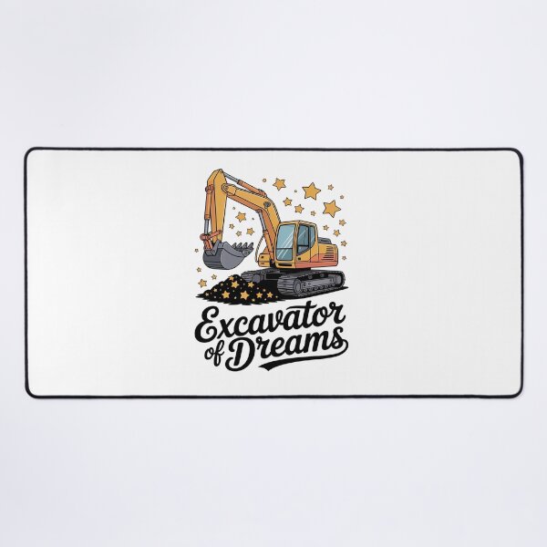 Item preview, Excavator of Dreams Heavy Equipment Operator designed and sold by AmparoBoyle.