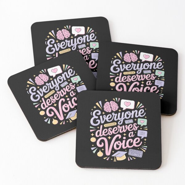 Item preview, Everyone Deserves Voice Speech Therapy Language designed and sold by DrewLeuschke.