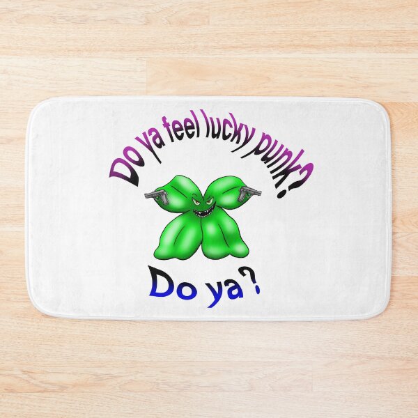 Item preview, Do ya feel lucky punk? Clover Eastwood designed and sold by thingamebobb.