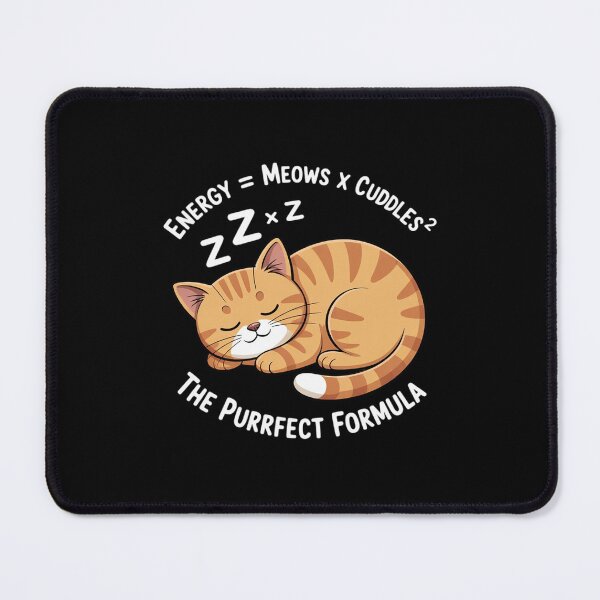 Item preview, E = MC² Cat Meows designed and sold by DrewLeuschke.