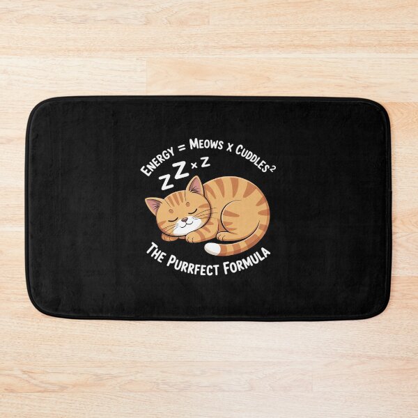 Item preview, E = MC² Cat Meows designed and sold by DrewLeuschke.