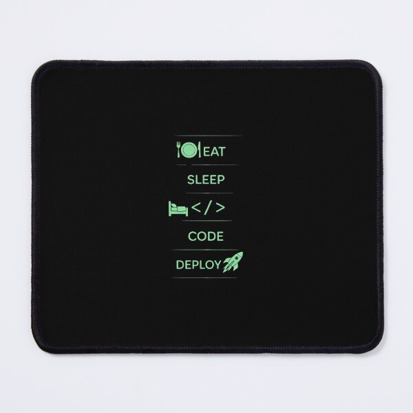 Item preview, Eat Sleep Code Deploy Tech Icon designed and sold by FranzFriesen.