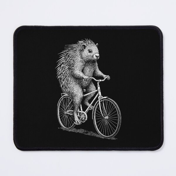 Item preview, Cycling Bicycle Porcupine Vintage Cyclist Funny Biker Animal designed and sold by GrandeDuc.