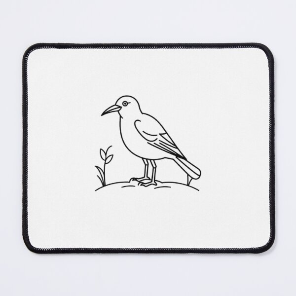 Item preview, A beautifully detailed sketch of a printed bird in nature_2 designed and sold by Aariq.