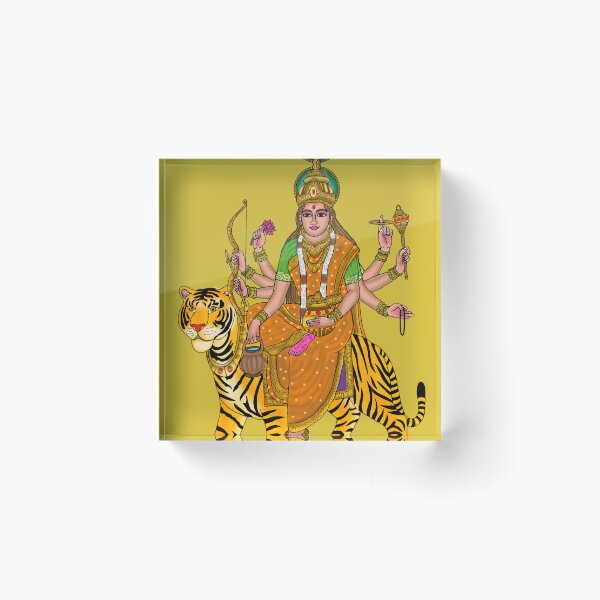 Item preview, Goddess Kushmanda Divine Art designed and sold by Harshit_Digital_Arts.