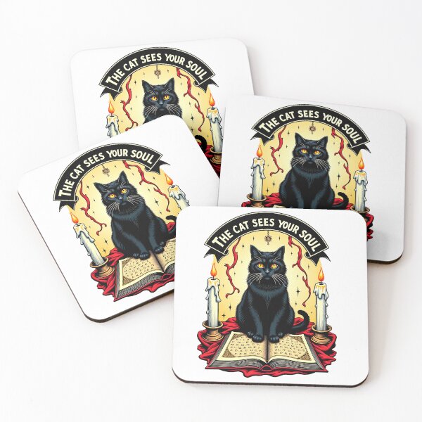 Item preview, Midnight Familiar Pact – The Cat Sees Your Soul designed and sold by BlackPrintMrket.