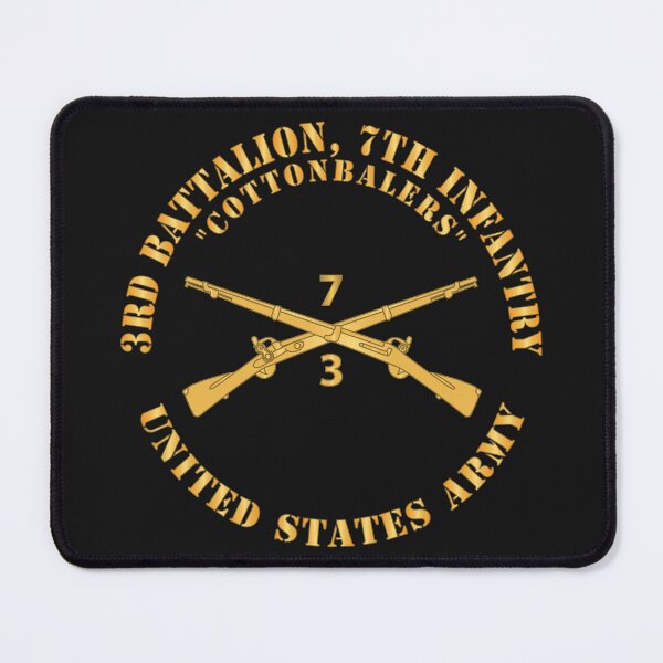Item preview, Army - 3rd Battalion, 7th Infantry Regiment Branch - Cottonbalers - US Army X 300 designed and sold by Military Insignia Products.