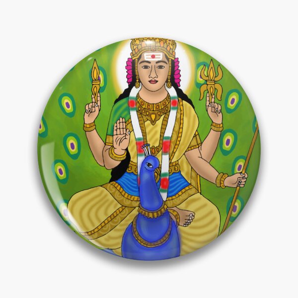 Item preview, Goddess Kaumari Divine Art designed and sold by Harshit_Digital_Arts.