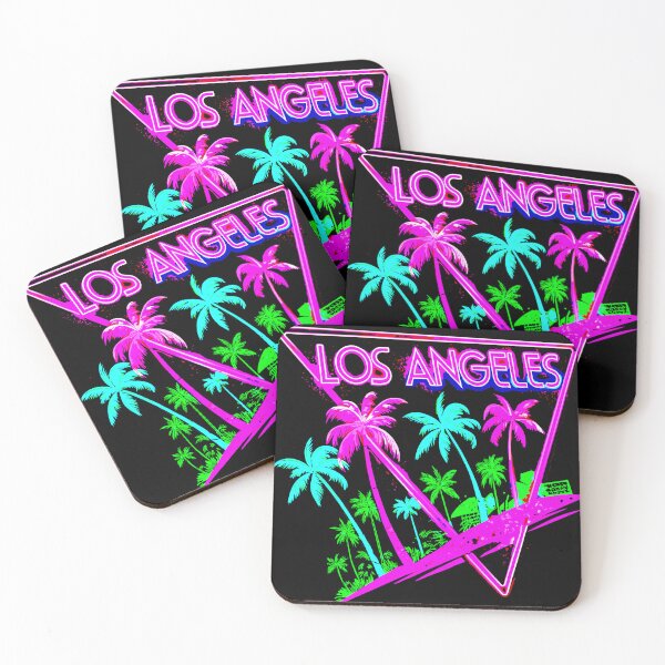 Item preview, Los Angeles Neon Palm Trees Retro Aesthetic Design designed and sold by VikArtStudio.