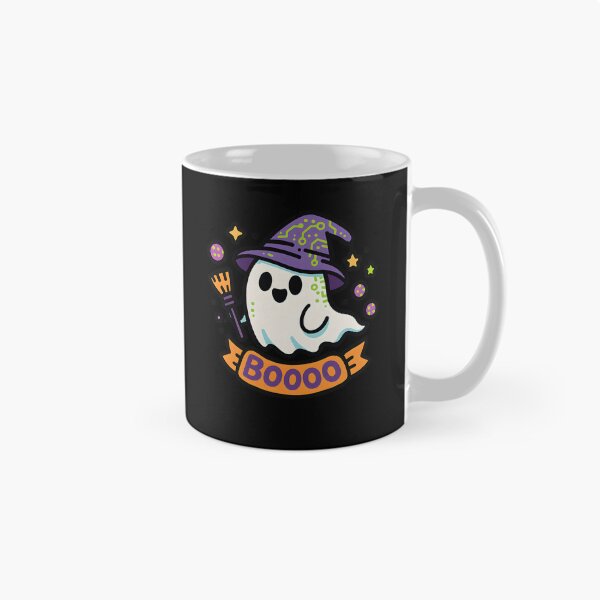 Item preview, Halloween Ghost Scientist — Witch Hat, Nano-Broom & “Boooo” designed and sold by Infinity Drip Design.