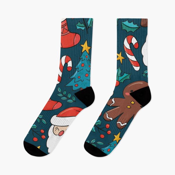 Item preview, beautiful pattern, Santa Claus, Santa Claus boots, holly designed and sold by Mauswohn.